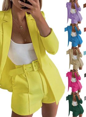 Autumn 2022 new women's jacket + shorts suit秋季小西服套