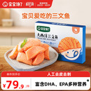 宝宝馋了三文鱼中段原切去刺冷冻海鲜 送婴儿宝宝儿童辅食食谱 包邮