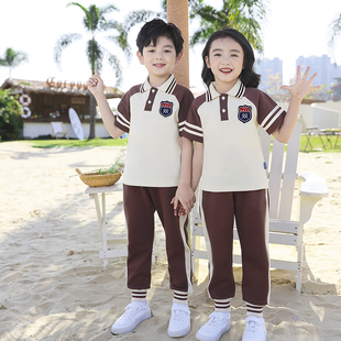 儿童棒球服夏季 小学生幼儿园园服春秋款 学院风班服一年级校服套装