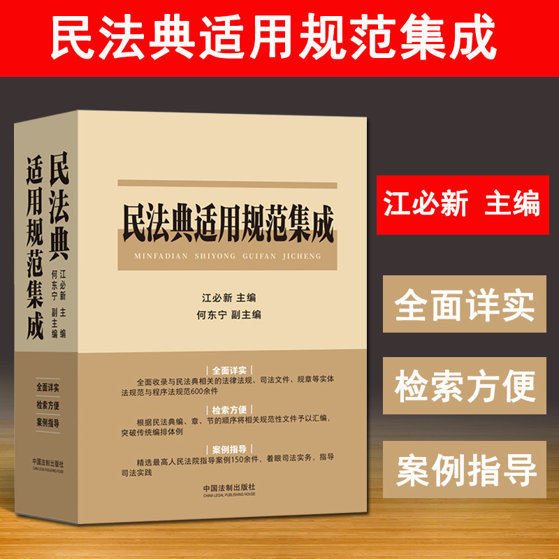 江必新民法典适用规范集成