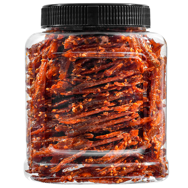 银鱼仔香辣500g 小银鱼原味蜜汁鱼干 北海特产 海味零食 即食