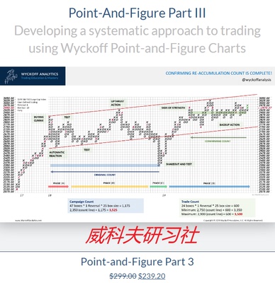 Wyckoff analytics-Point-And-Figure Part III 点数图 中英字幕