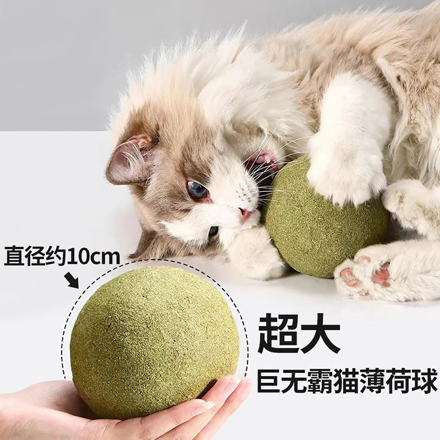 猫薄荷球超大猫咪玩具磨牙逗猫棒