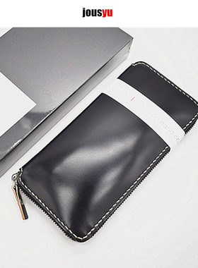 JOUSYU工作室原创小众日本马臀皮长款拉链手工钱包手包手拿包男女