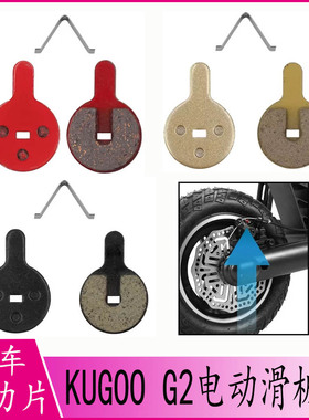 适用Kugoo G2pro来令片BOLI BB8 NOVELA YINXING BOLIDS 刹车制动