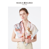 MARJAKURKI玛丽亚古琦桑蚕丝真丝丝巾高级感大方巾围巾披肩女外搭