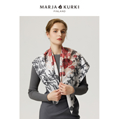 MARJAKURKI玛丽亚古琦双面丝巾女2025新款 真丝大方巾围巾披肩外搭
