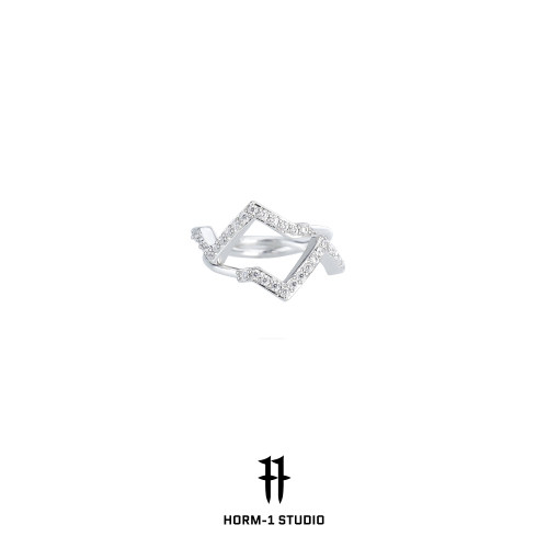 horm-1女简约风锆石戒指