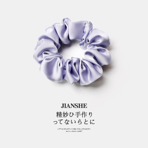 法式缎面大肠发圈女简约肥肠头绳