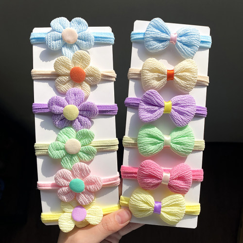 儿童甜美花朵蝴蝶结头绳女童发绳