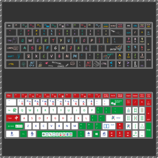 微星GP62笔记本键盘膜硅胶 防磨防刮防尘适用GP62M GP62MVR游戏本