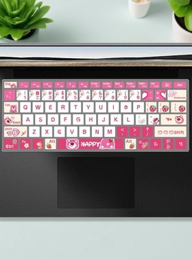 适用于微软Surface笔记本Laptop3/4/5系列键盘膜防尘简约卡通可爱