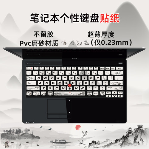 适用Thinkpad联想个性键盘贴纸