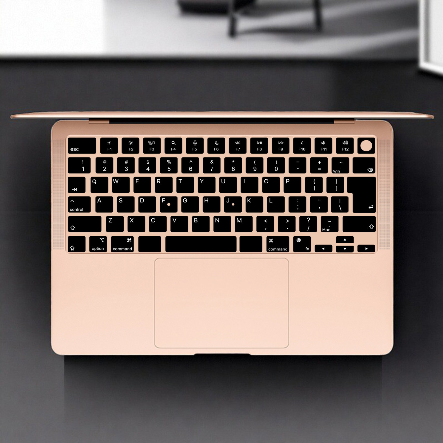 适用于日版欧版苹果MacBook笔记本键盘贴纸修正贴Pro Air多系列