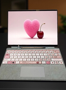 适用微软surface pro 4-9/X系列 笔记本电脑键盘膜保护膜覆盖防尘