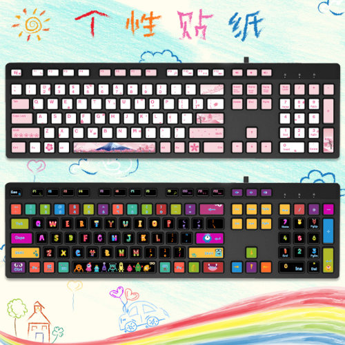 适用戴尔键盘KB216T/p一体机贴纸