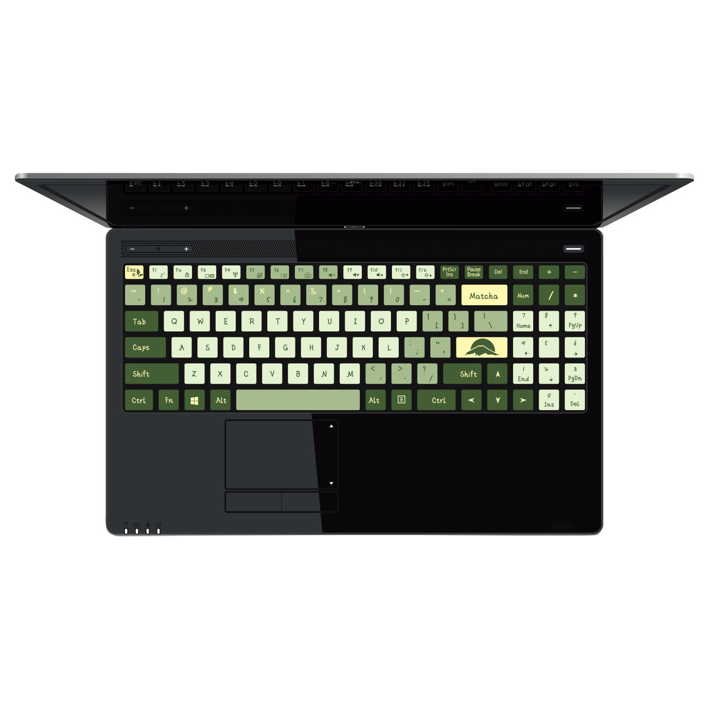 适用神舟 K660D-i5/i7 D1/D2 笔记本个性键盘贴纸 哑光耐磨防油光