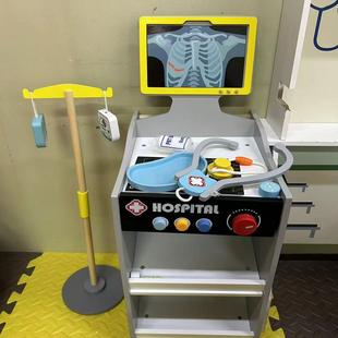 木制医生过家家玩具推车儿童益智模仿角色扮演亲子互动玩具幼儿园