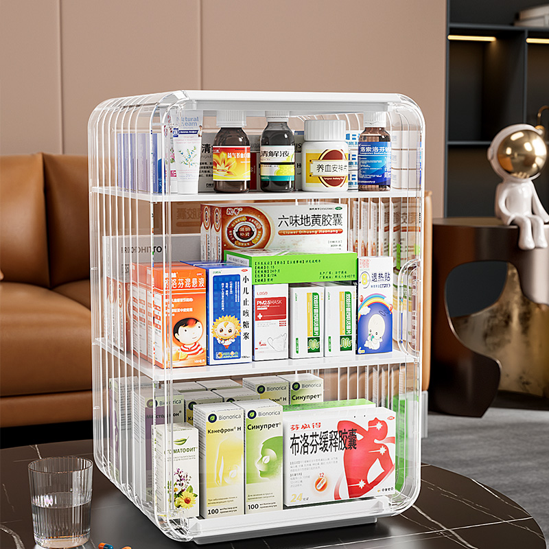 大容量多層收納家庭藥箱