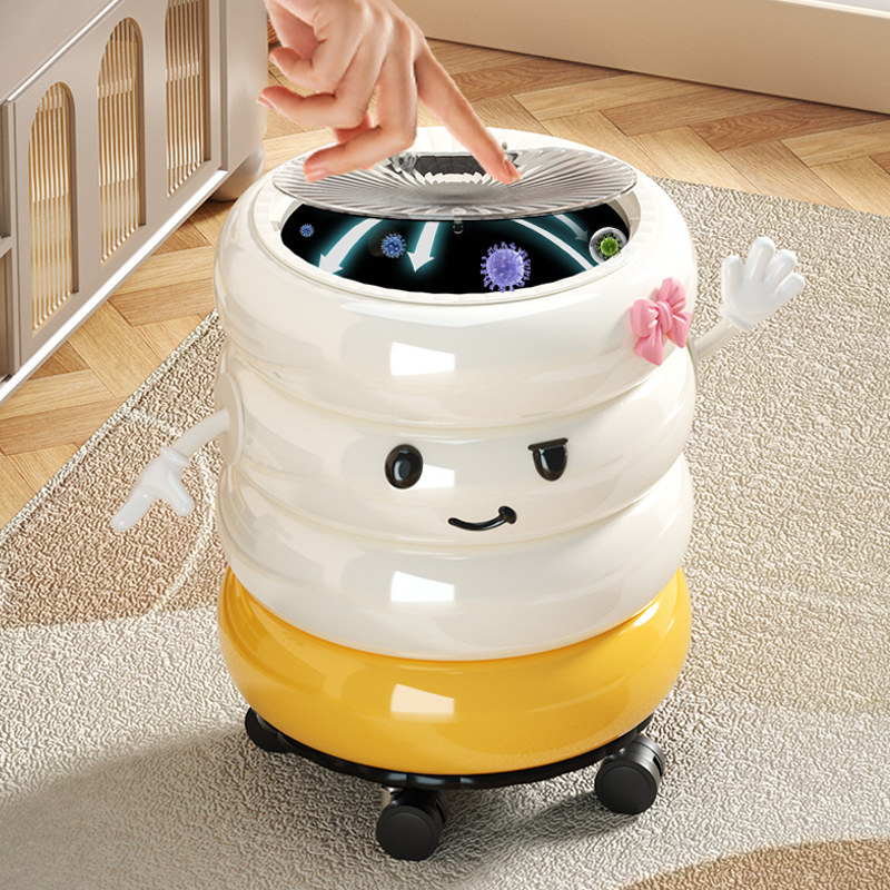 垃圾桶家用2025新款高颜值ins风客厅卧室厨房卫生间厕所带盖纸篓