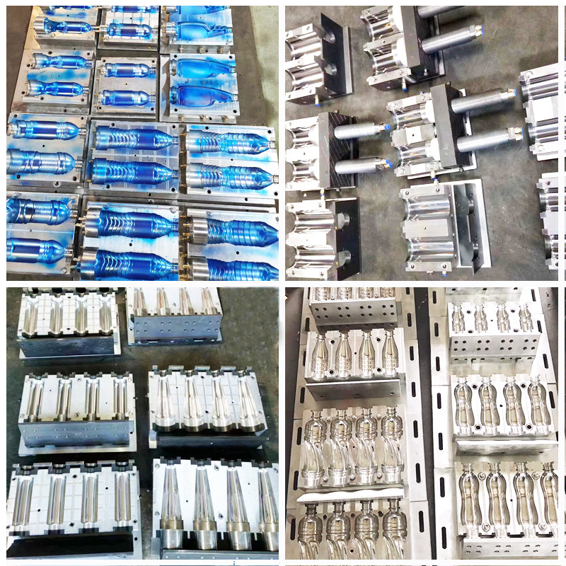 吹瓶模具矿泉水瓶油瓶化妆品瓶模具日用包装瓶子模具三维图纸设计