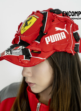 孤品现货 Remake Jerseyfit赛车俱乐部 赛服拼接 鸭舌帽ENCOMPASS