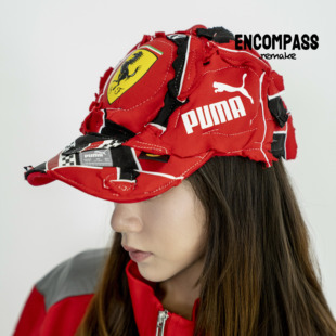 孤品现货 Remake Jerseyfit赛车俱乐部 赛服拼接 鸭舌帽ENCOMPASS