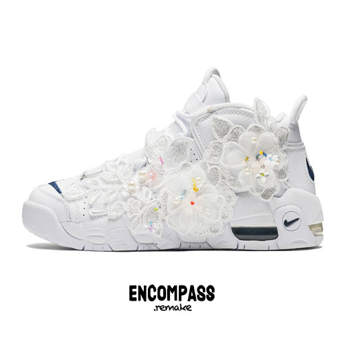 Nike/耐克 大AIR皮蓬立体蕾丝小花清新少女风休闲鞋 女 ENCOMPASS