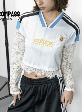 Adidas 三叶草 Remake 阿根廷 Jerseyfit 法式宫廷风t恤ENCOMPASS