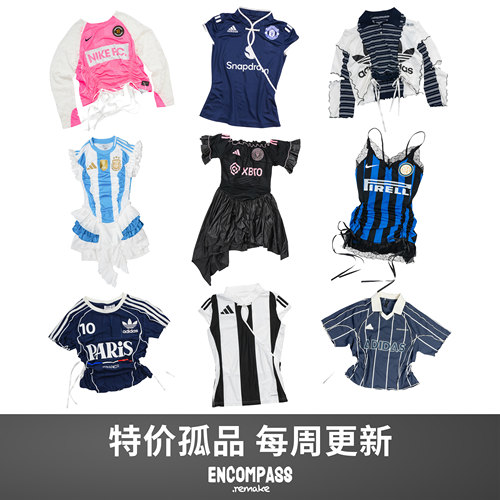 Y2K辣妹复古修身球衣T恤特价合集