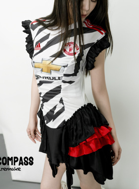 adidas Remake 阿根廷曼联 芭蕾风运动连衣裙jerseyfit ENCOMPASS