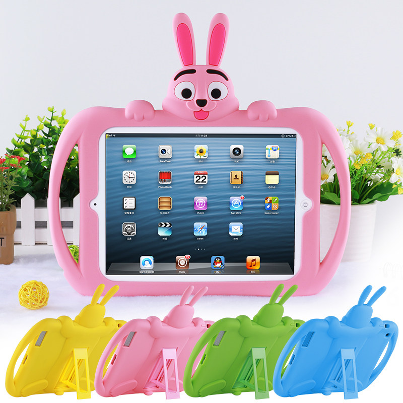 适用Apple iPad air2保护套9.7寸平板电脑a1566/A1567壳子2014款卡通儿童防摔10.2硅胶pad8手提小孩ip6平板套高性价比高么？