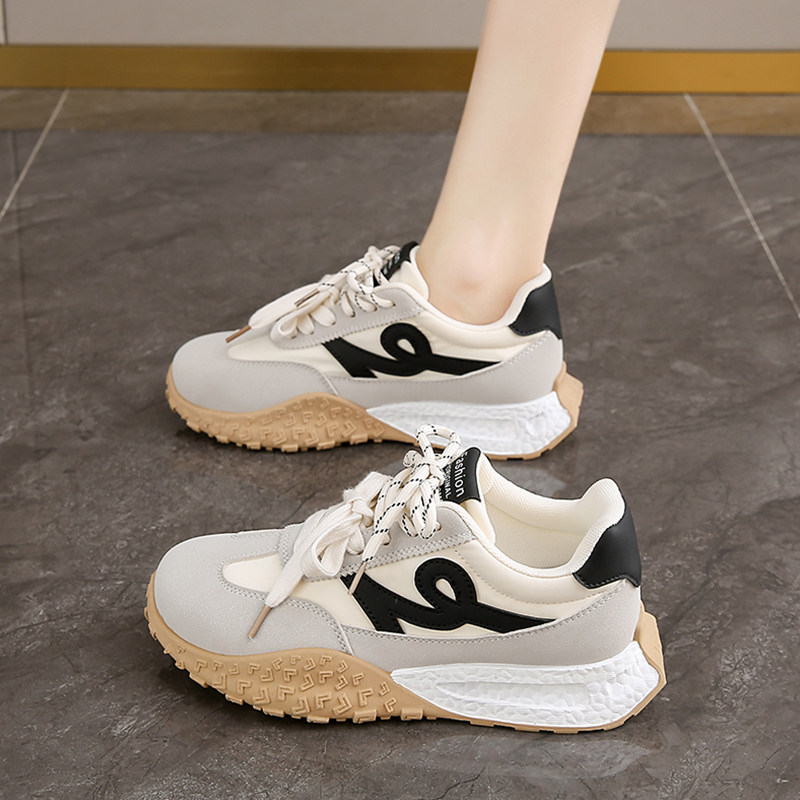 爆款阿甘鞋女鞋2026年春季新款厚底老爹鞋百搭薄款德训休闲运动鞋,女鞋,德训鞋,淘宝优惠券,粉丝福利购,淘宝优惠卷