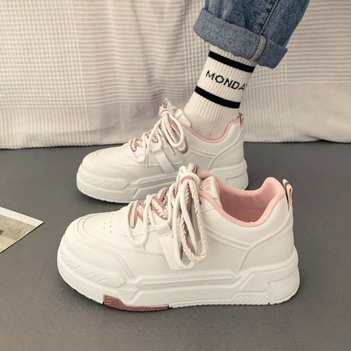 百搭小众厚底学生板鞋运动休闲鞋