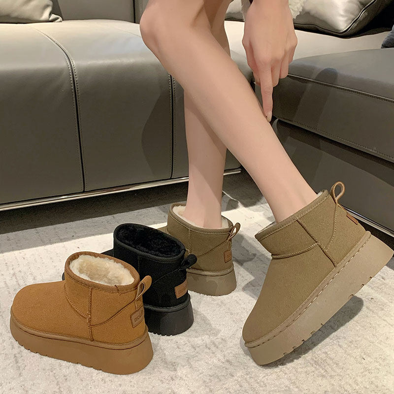 女鞋子保暖东北大棉鞋短靴女靴