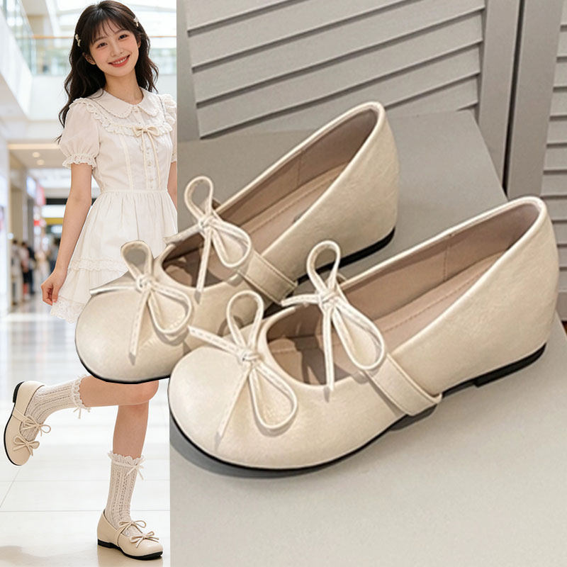 2026春秋平底内增高蝴蝶结芭蕾单鞋女法式复古玛丽珍鞋晚晚鞋女鞋,女鞋,玛丽珍鞋,淘宝优惠券,粉丝福利购,淘宝优惠卷