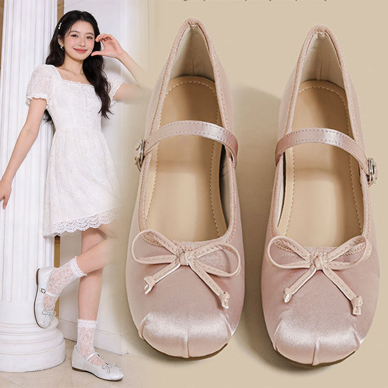 法式复古玛丽珍鞋女款2026年春季新款粉色芭蕾平底内增高浅口单鞋,女鞋,玛丽珍鞋,淘宝优惠券,粉丝福利购,淘宝优惠卷