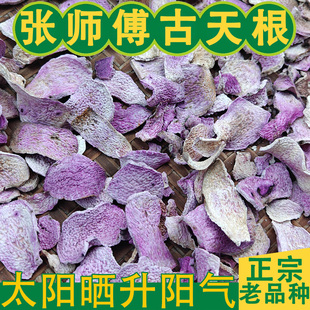 古天根 张师傅古天根 老品种脚板薯炮制古天根 紫脚板薯古天根1斤