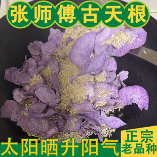 古天根 张师傅古天根 老品种脚板薯炮制古天根 紫脚板薯古天根1斤
