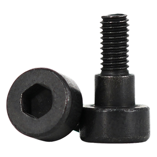 黑色304不锈钢内六角塞打螺丝轴肩等高限位螺栓螺钉M3M4M5M6M8M10