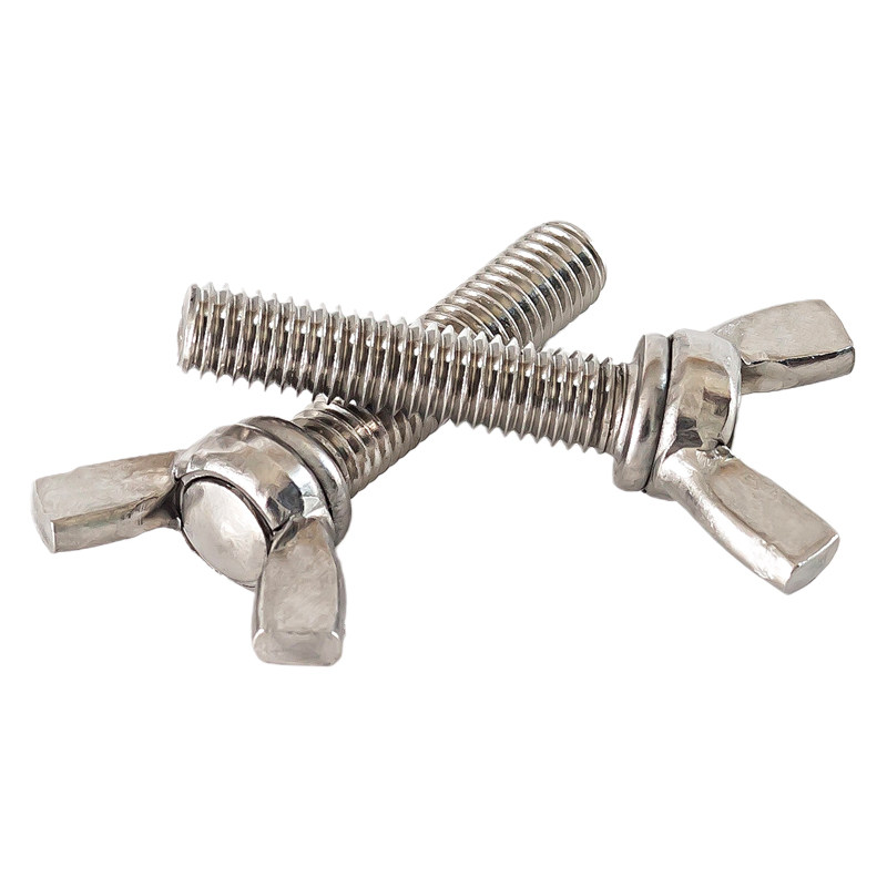 m3m4m5m6m8m10 304不锈钢蝶形螺丝蝴蝶手拧螺栓羊角螺钉元宝蝶