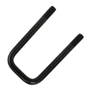 发黑304不锈钢方型卡方卡直角U型卡扣固定夹方管卡箍抱箍U型螺栓