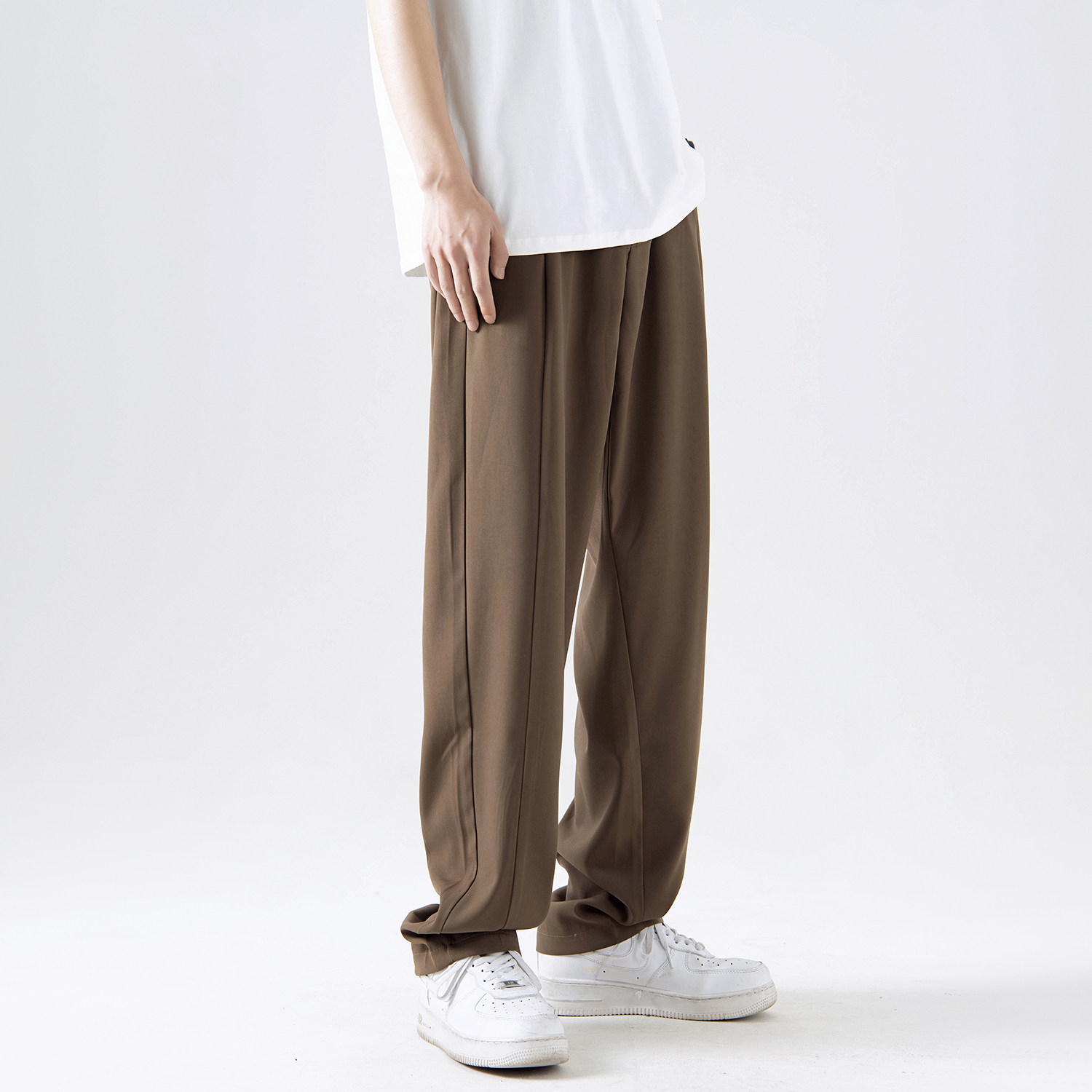 夏季新款休闲冰丝裤子A336-K071-P55-限价78（100聚酯纤维）,男装休闲裤,电商A336