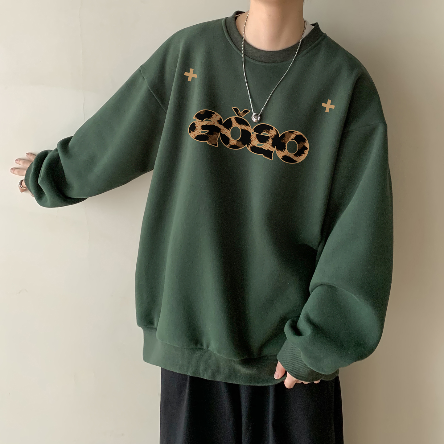 圆领卫衣A336-THYL0279-P48-限价68加绒THYL0279JR-P58-限价78，男装卫衣，电商A336