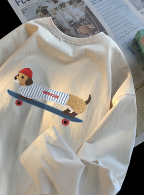 2025秋季新款印花长袖T恤 A336-THCT0519-P38-限价48  （纯棉）