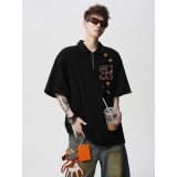 2025夏季新款立领短袖T恤A336-THLLDX0026-P48-限价68（纯棉），商品下架区，电商A336