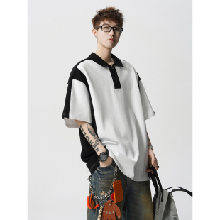 T恤A336 LLDX0005 P48 2025夏季 纯棉 立领短袖 限价68 新款