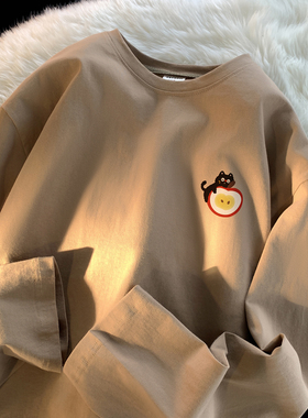 2025秋季新款印花长袖T恤 A336-THCT0506-P38-限价48 （纯棉）