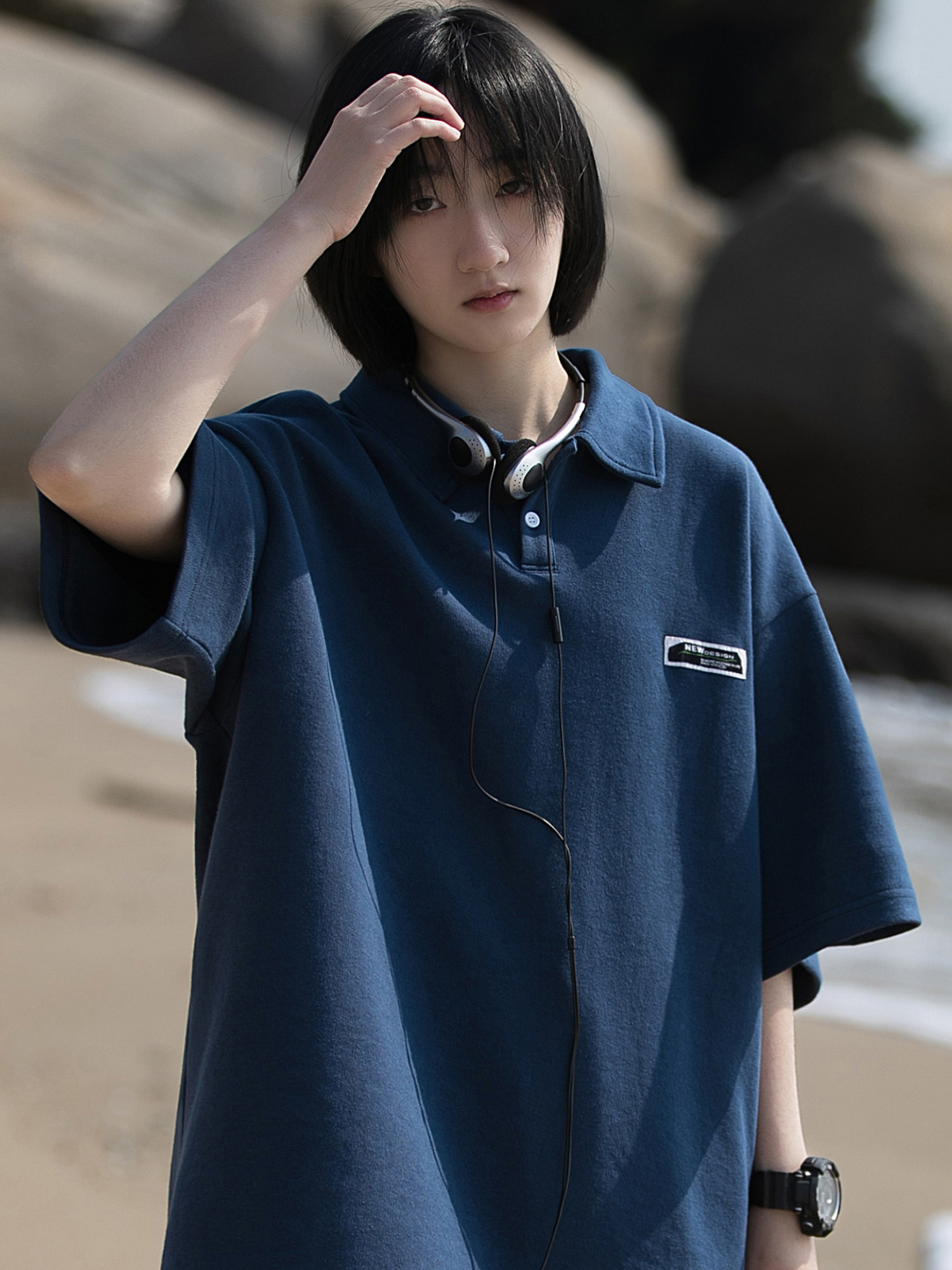 2024夏季新款polo衫短袖T恤250克A336-DX73-P48-限价68（纯棉）,男装Polo衫,电商A336