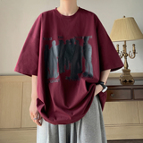 夏季新款印花短袖T恤A336-THDX1198-P38-限价48（100棉），男装T恤，电商A336